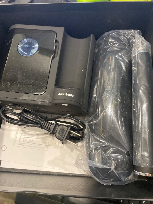 Photo 1 of *Missing Parts - See Clerk Notes*
Aquasonic Black Series PRO UV – Ultra-Whitening Electric Toothbrush – 5 Modes & Smart Timers – UV Sanitizing Base, Premium Travel Case & 6 Proflex Brush Heads – ADA Accepted