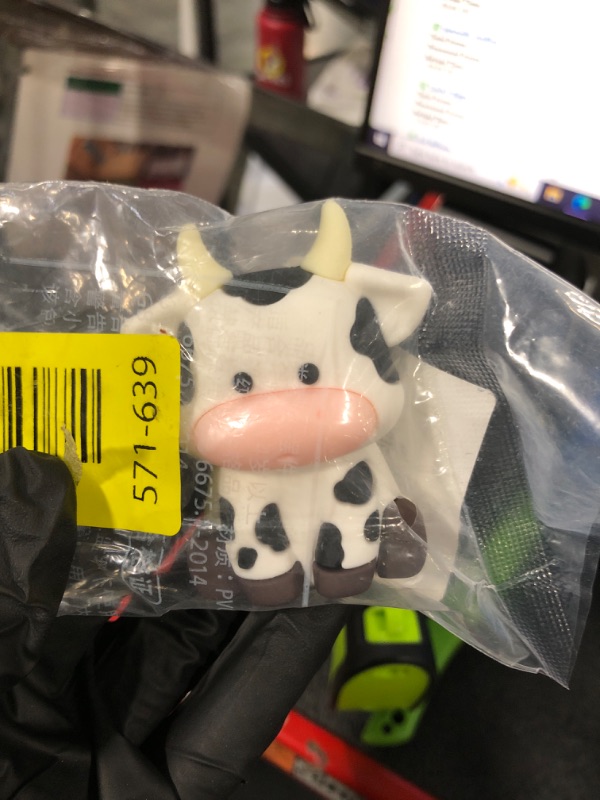 Photo 1 of ** ONLY ONE COW**
LXASIY Cow Cake Topper Cute Cow Animals Figurines for Baby Shower Party Kids Birthday Party Decorations, 1 Pcs