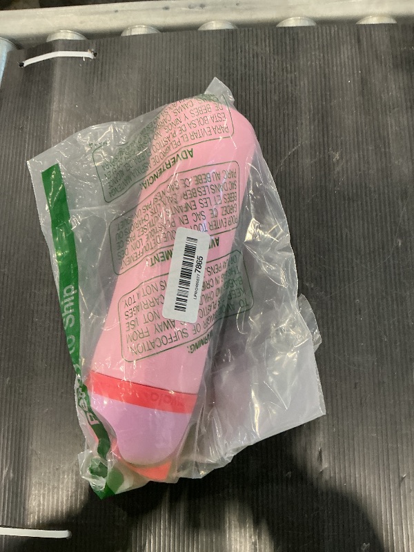 Photo 1 of *Major Damaged*
Owala FreeSip Insulated Stainless Steel Water Bottle with Straw for Sports and Travel, BPA-Free Sports Water Bottle, 24 oz, Pink, Angel Food Cake
