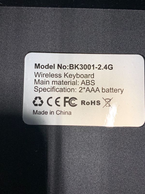 Photo 1 of *** ONLY KEYBOARD *** Wireless Keyboard and Mouse combo with USB Reciever | Ergonomic | Small/Compact Design | UK Layout (Qwerty) | Compatible with PC/Laptop/Tablet