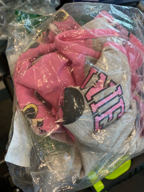 Photo 1 of **MINOR DAMAGE - USED**
Disney Princess Frozen Minnie Mouse Girls Short Sleeve T-Shirt and French Terry Shorts Set for Toddlers to Big Kids