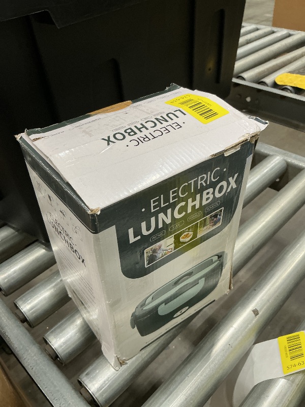 Photo 1 of **MINOR DAMAGE - USED**
Monteka Electric Lunch Box Food Heater - Leakproof Portable Food Warmer heated lunch box for adults for Car/Home/Truck with 1.5L Removable Stainless Steel Container, Gifts for Men, 12V/24V/110V