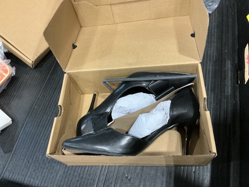 Photo 1 of **MINOR DAMAGE - USED**
Womens Bow Heels Closed Pointed Toe Dress Shoes Stiletto Slip on Wedding Pumps Black