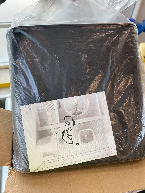 Photo 1 of *See Clerk Notes*
Cesun Automatic Motion Sensor Bathroom Trash Can with Lid, 2.6 Gallon Touchless Trash Bin, Smart Plastic Slim Garbage Can Small Black Wastebasket for Toilet, Office, rv, Bedroom, Living Room