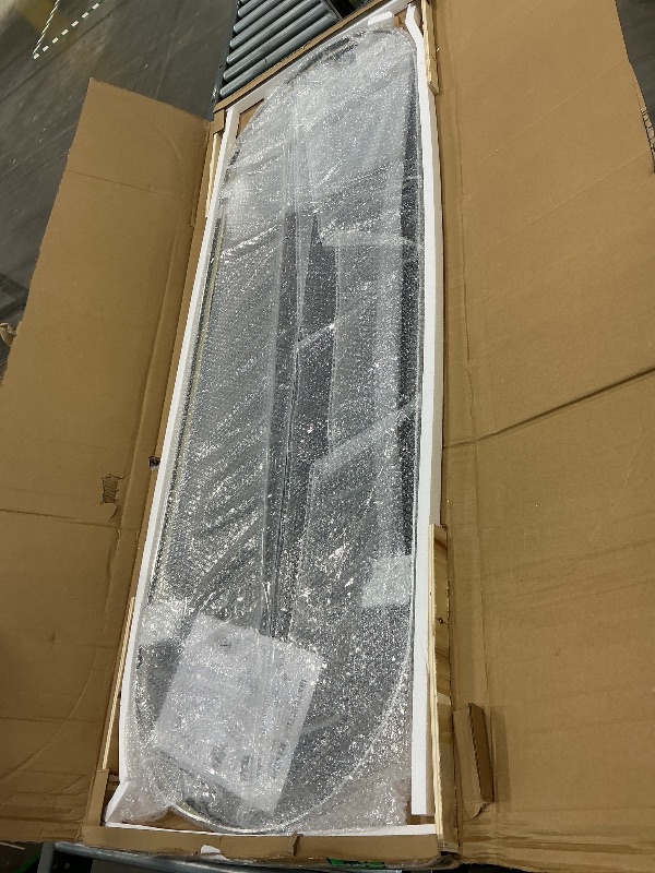 Photo 1 of *USED*
Niccy 65"×22" Oval Full Length Mirrors, Long Wall-Mounted Mirror with Aluminum Frame, Large Body Mirrors for Living Room, Explosion-Proof Hanging Wall Mirror for Bathroom Bedroom Entryway, Silver