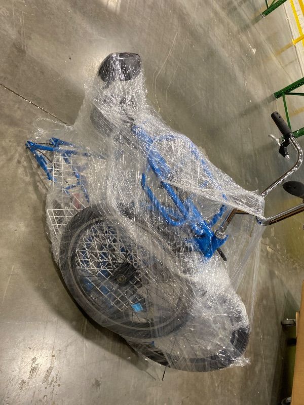 Photo 1 of **MISSING PARTS - Missing hardware**
VEVOR Adult Tricycles Bike, 24 Inch Three-Wheeled Bicycles, 3 Wheel Bikes Trikes, Carbon Steel Cruiser Bike with Basket & Adjustable Seat, Picnic Shopping Tricycles for Seniors, Women, Men (Blue)