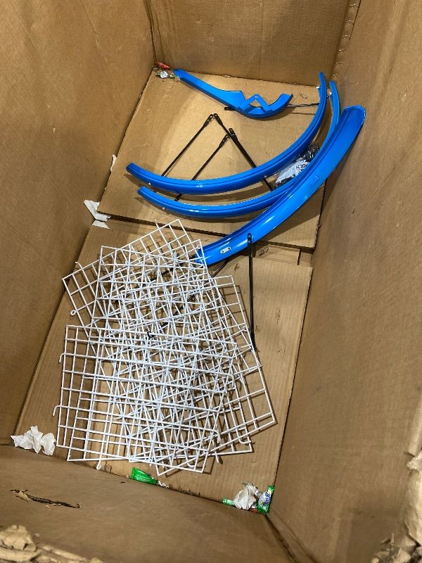 Photo 1 of **MISSING PARTS - Missing hardware**
VEVOR Adult Tricycles Bike, 24 Inch Three-Wheeled Bicycles, 3 Wheel Bikes Trikes, Carbon Steel Cruiser Bike with Basket & Adjustable Seat, Picnic Shopping Tricycles for Seniors, Women, Men (Blue)