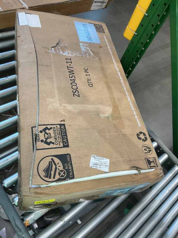 Photo 1 of *Damaged item* May in Color Large White Fluted 3 Drawer Dresser Set of 2, Chest of Drawers with Ball Bearing Slide Modern 30 inch Tall Wood Nightstand with Spacious Storage for Bedroom Hallway Living Room Entryway