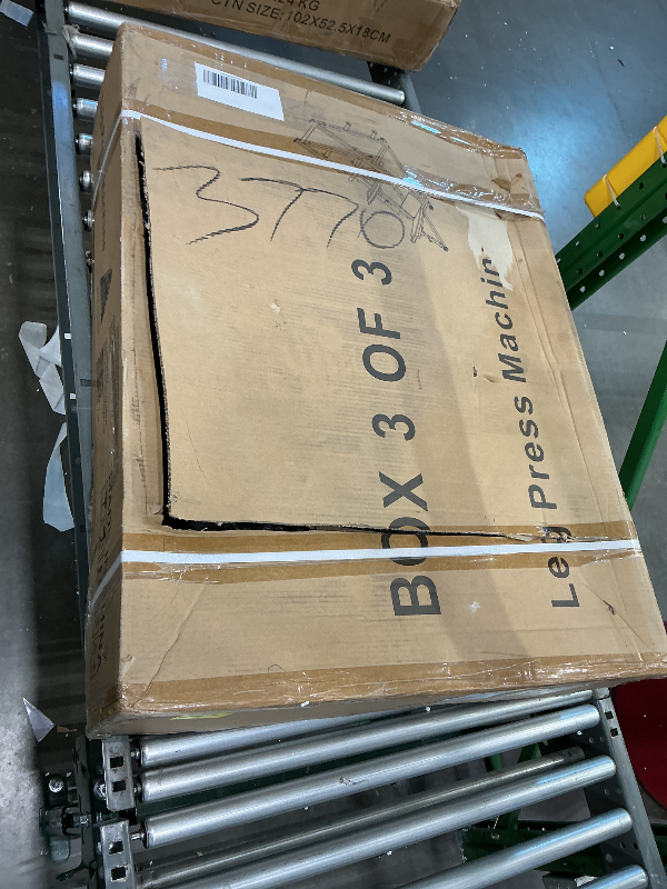 Photo 1 of *PARTIAL SET*
45 Degree Leg Press Machine for Home Gym, 2000LBS Capacity Compact Squat Press with Linear Bearing & Weight Storage, Professional Strength Training Equipment for Glutes and Thighs  *See Clerk Notes*