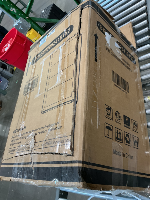 Photo 1 of **UNTESTED**
Electactic Mini Fridge 130 Can Beverage Refrigerator Cooler, 3.2 Cu.Ft Drink Fridge forSoda Wine Beer, Digital Temperature Control Cooler for Home, Dorm, Bar