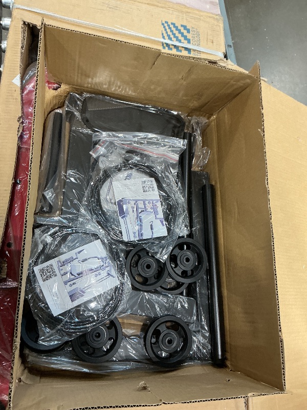 Photo 1 of ***SELLING FOR PARTS*** ***READ CLERK NOTES*** Fitvids Home Gym, Multifunctional Workout Equipment with Leg Press, Exercise Equipment for Home with Pulley System, Home Gym Equipment for Full Body Strength Training, 160LBS