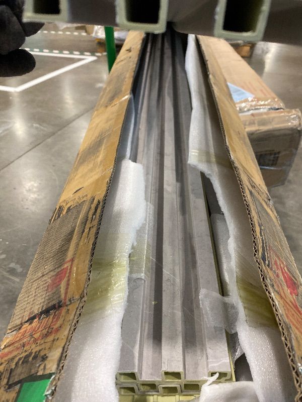 Photo 1 of ***DIFFERENT COLOR*** Art3d WPC Slat Wall Panels, 8-Pack 108 x 6 Inch 3D Wall Accents for Interior Wall Decor, Living Room, Bedroom, Teak