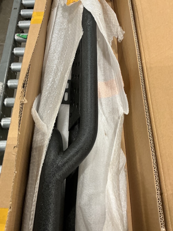 Photo 1 of ***MIISSING ONE*** Running Boards Compatible with Chevy Silverado GMC Sierra Crew Cab 2019-2026 1500, 2020-2026 2500HD 3500HD, Two-Stair Side Steps Rail Drop Nerf Bars Carbon Steel (Excl 2019 1500 LD/Limited)