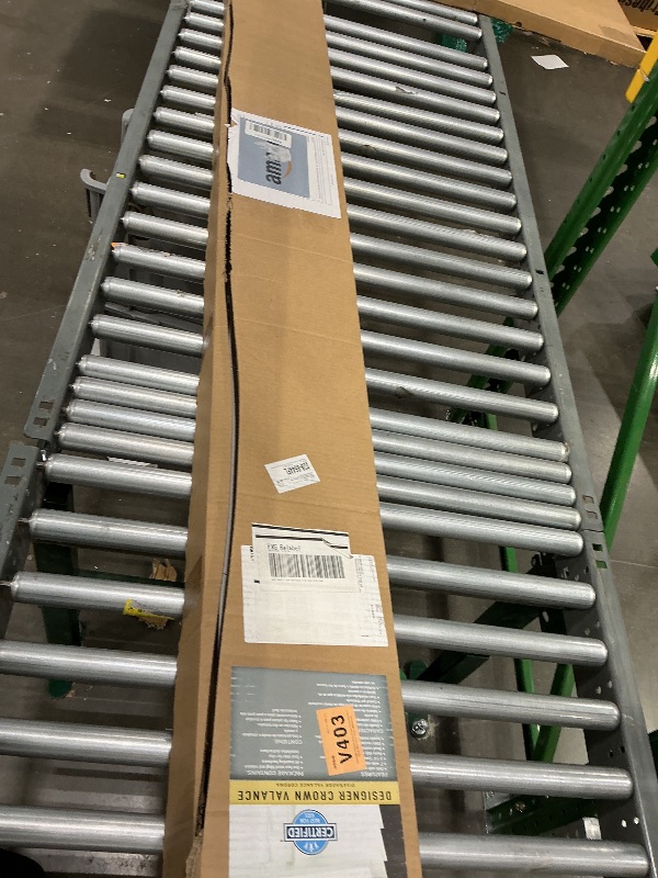 Photo 1 of **MINOR DAMAGE - USED**
Lotus & Windoware Cordless, 2 Inch Faux Wood Blind, 70" Wide x 60" Long, Window Blinds, Blinds & Shades, Blinds for Indoor Windows, Embossed, Bright White