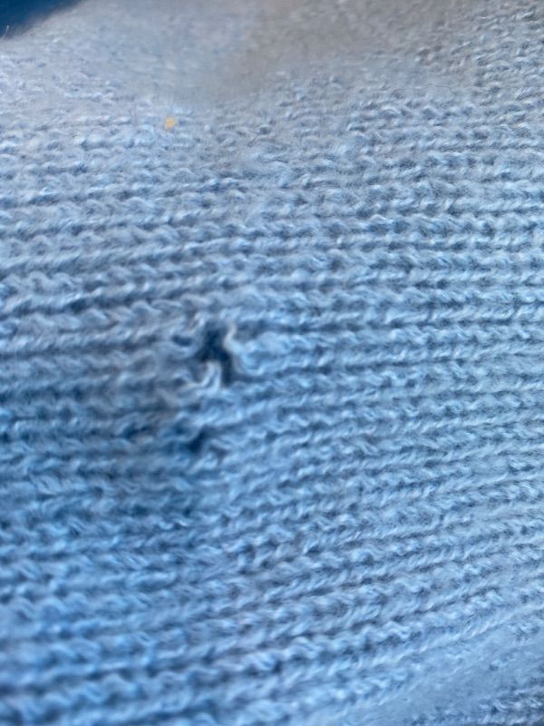 Photo 1 of ***MINOR DAMAGE*** ***READ CLERK NOTES*** Saodimallsu Womens Fair Isle Sweater Button Up Long Sleeve Cardigans Crew Neck Open Front Knit Vintage Sweater Coats Azure