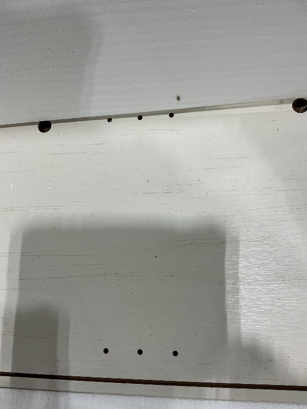 Photo 1 of ***PARTIAL SET*** ***READ CLERK NOTES*** DWVO Coffee Bar Cabinet with Power Outlet/Lights, 72" Farmhouse Pantry Cabinet with Storage Shelves and 3 Drawers, Tall Liquor Cabinet Bar Cabinets for Home/Living Room, Antique White