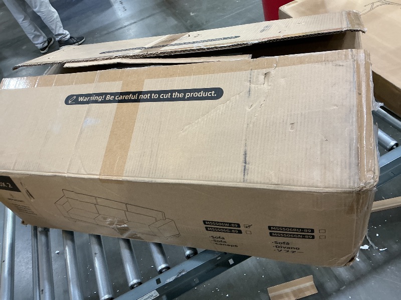 Photo 1 of *PARTIAL SET*
Marsail 89" Sofa, 3 Seater Couch for Living Room, Modern Sofa with Deep Seats Supportive Cushion and Wide Armrests, Easy to Clean with Removable Covers, Linen Fabric, Beige