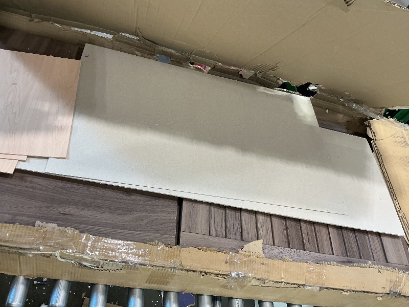 Photo 1 of **UNTESTED**
Sauder Harbor View Home Office Computer Desk with Hutch, Keyboard Tray, in Salt Oak finish