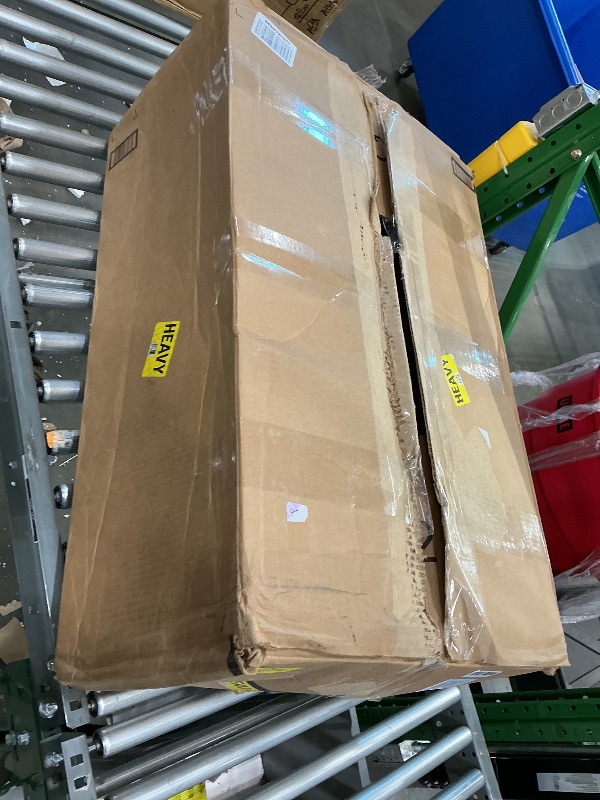 Photo 1 of ***SELLING FOR PARTS*** ***READ CLERK NOTES***  Furnulem 9 Drawer Dresser, 63” Long TV Stand for Bedroom, Entertainment Center with Power Outlet & LED Light for 65"-75" TV, Black Dresser with Fabric Storage Drawers for Closet