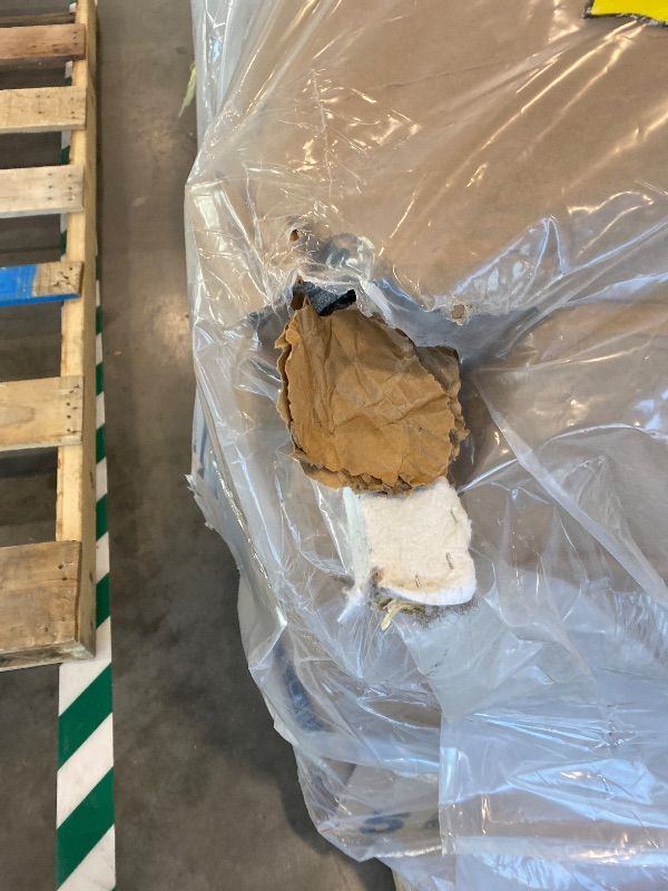 Photo 1 of ***MINOR DAMAGE** Signature Design by Ashley Avenal Park Casual Sofa with 5 Toss Pillows, Light Gray