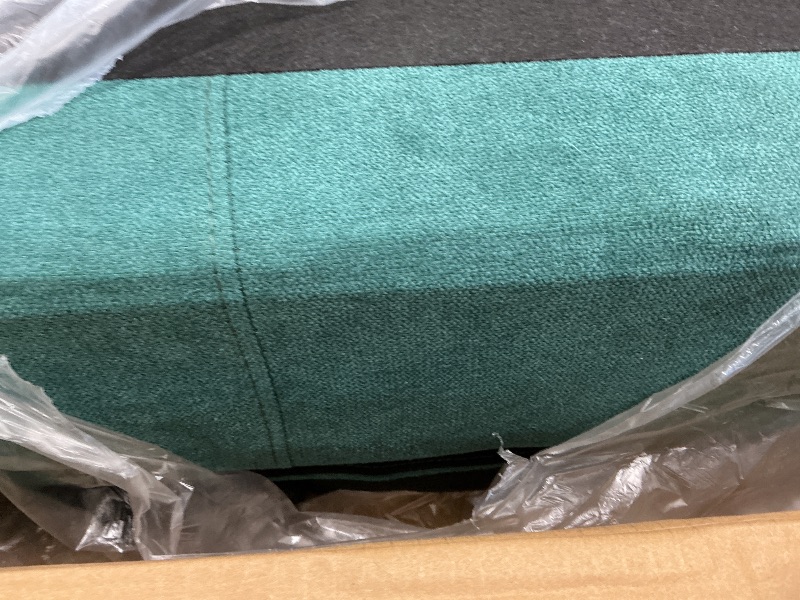 Photo 1 of *PARTIAL SET - Missing a box*
Green convertible sectional sofa