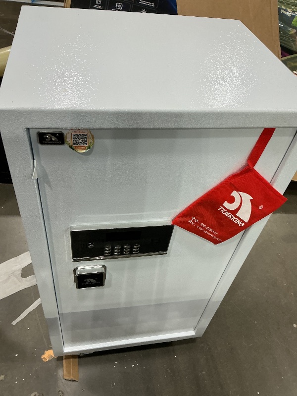 Photo 1 of **MAJOR DAMAGE**
?US STOCK?TIGERKING 7.2 Cubic Feet Extra Large Heavy Duty Safe Box, Home Safe with Double Safety Key Lock and Separate Lock Box, Digital safe with 2 Removable Shelf for Home Hotel Office,132lbs