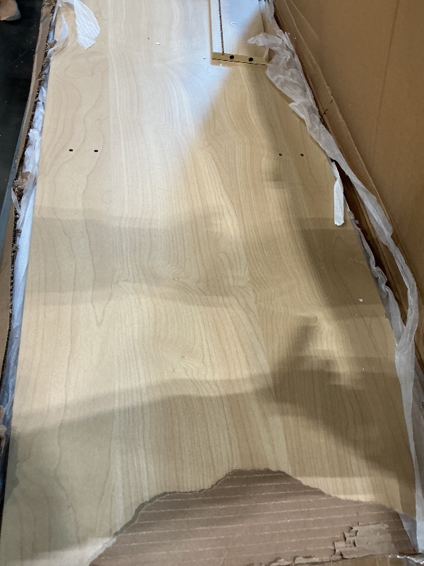 Photo 1 of **MISSING PARTS**
Jocoevol Large 6 Drawer Dresser for Bedroom with LED Light, Modern Chest of Drawers with Hidden Handles, Long Double Wooden Dresser Closet for Living Room, Entryway, Hallway - Natural Wood