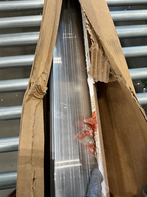 View 2 of **MAJOR DAMAGE - UNTESTED**
M-D Building Products 78618 5-5/8 in. x 1-1/8 in. x 73 in. Silver Adjustable Aluminum & Hardwood Threshold Kit - Versatile Solution for French and Exterior Doors