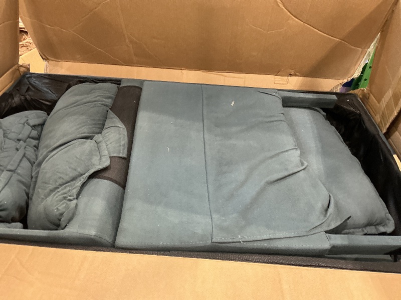 Photo 1 of *PARTIAL SET - Box 1 of 3, Missing 2/3 & 3/3*
two seat sofa with storage on the left