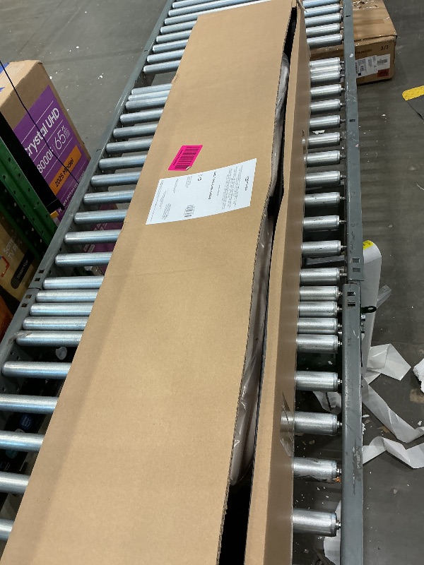 Photo 1 of Amazon Basics Smart Box Spring Bed Base, 7-Inch Height Mattress Foundation, Tool-Free Easy Assembly, Queen, 79"L x 59.5"W x 7"H, White