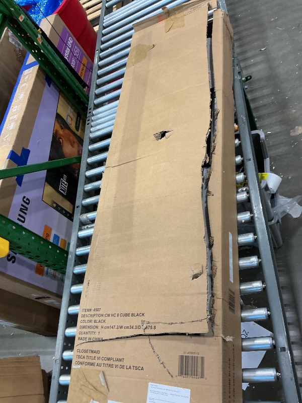 Photo 3 of ClosetMaid 4587 Decorative Open Back 8-Cube Storage Organizer, Black, 4587