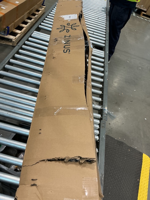 Photo 1 of Zinus Joseph 10 Inch Metal Platforma Bed Frame/Mattress Foundation/Wood Slat Support/No Box Spring Needed/Sturdy Steel Structure, Twin