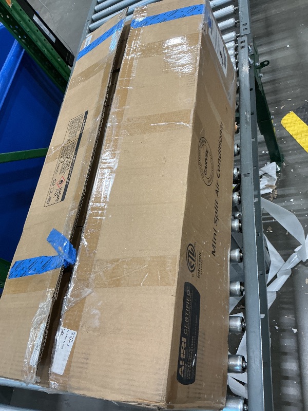 Photo 1 of *PARTIAL SET - Only the indoor AC unit*
12000 BTU Mini Split Air Conditioner & Heater Compatible with Alexa with 1 Ton Pre-Charged Heat Pump Ductless Inverter System, 20 SEER2, Cools Rooms Up to 750 Sq. Ft, 16.4ft installation kit included