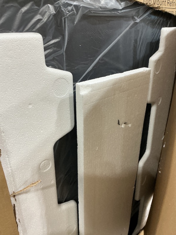 Photo 1 of Galanz GLR12TS5F Refrigerator, Dual Door Fridge, Adjustable Electrical Thermostat Control with Top Mount Freezer Compartment, 12.0 Cu.Ft, Stainless Steel, 12