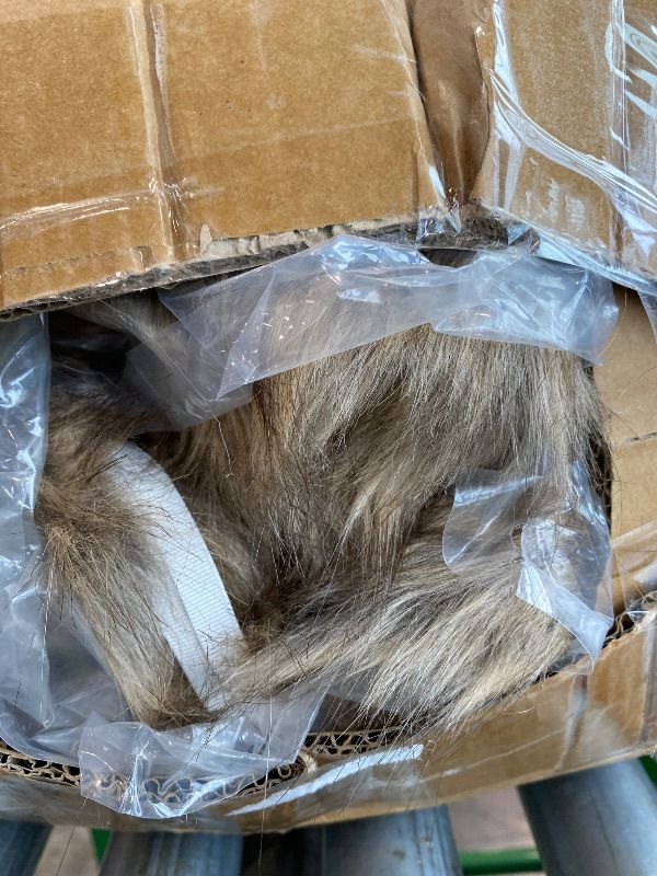 Photo 1 of *MINOR DAMAGE - USED*
OMERAI Faux Fur Blanket, Ultra Soft Luxury Fuzzy Throw Blanket, Long Pile Plush Cozy Warm Decorative Blanket for Couch, Sofa, Chair, Bed, Heavy Weight, 60" x 80", Sandstone Fawn