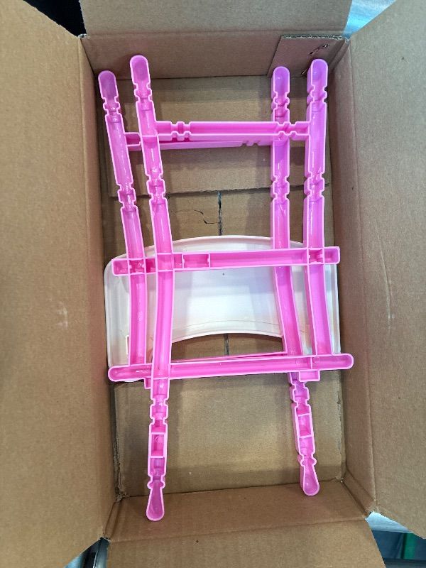 Photo 1 of ***MISSING PIECES*** BABESIDE Baby Doll High Chair Toy Dining Chair for 10-12 Inch Dolls, Pretend Play Baby Doll Toy High Chair