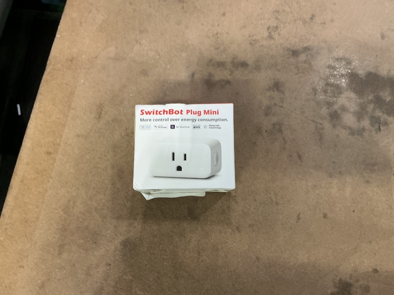 Photo 1 of ?2025 New? SwitchBot Smart Plug Mini 15A(1 Pack), Energy Monitor, Smart Home WiFi(2.4GHz) & Bluetooth Outlet, Compatible with Alexa & Google Home, APP Remote Control & Timer Function, No Hub Required