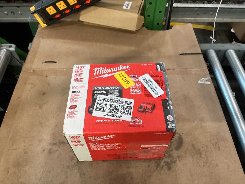 Photo 1 of *PARTIAL SET - ONLY 1 battery*
Milwaukee Electric - M18 REDLITHIUM HIGH Output XC6.0 Battery Pack