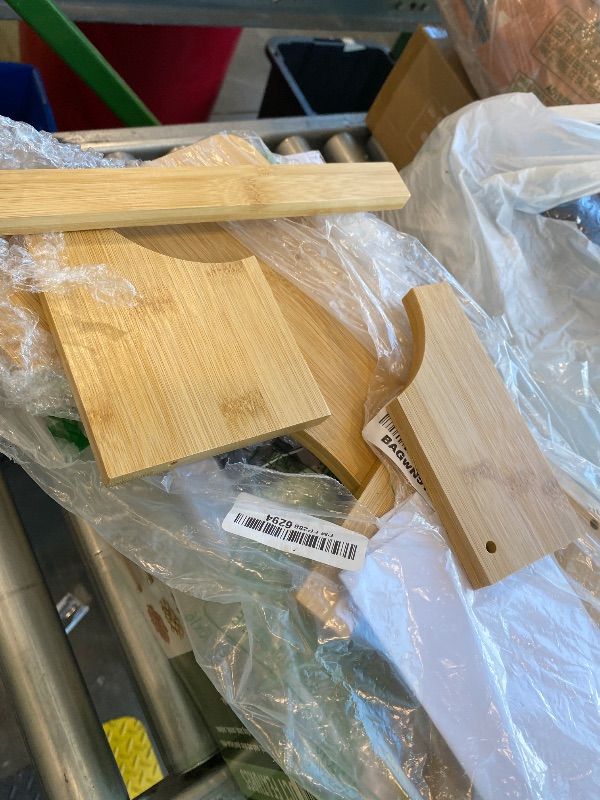 Photo 1 of ***MAJOR DAMAGE*** Uaniar Bamboo Toilet Stool, Wooden Squatting Potty Stool for Adults, 7 Inch Toilet Stool Squat Adult, Non-Slip Wood Poop Stool for Bathroom, Portable Toilet Foot Pooping Steps for Kids