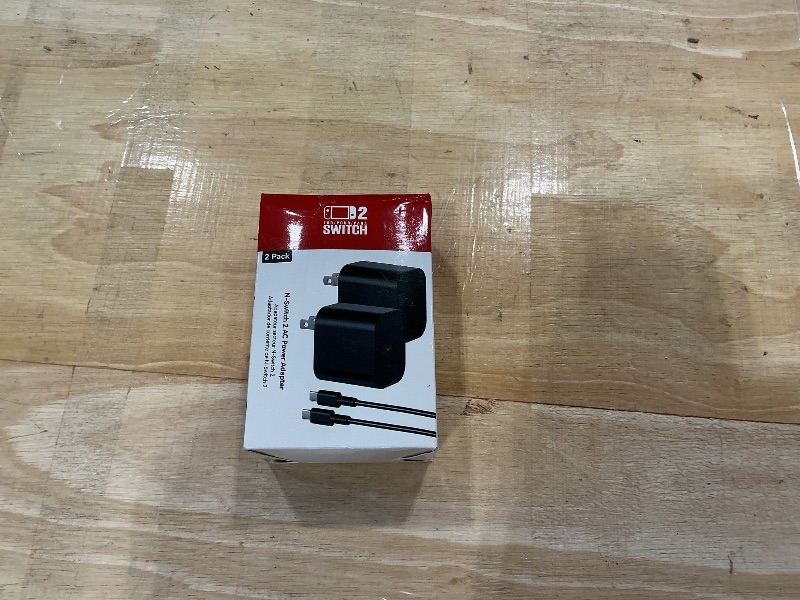 Photo 1 of [2 Pack] Switch 2 Charger, 60w AC Power Adapter, (5FT+10FT) Cable Cord Bundle – 4K TV Dock Mode Support, PD 3.0 Fast Charging Block (20V/3A) – Compatible with Nintendo Switch 2/Switch 1/OLED(5FT+10FT)