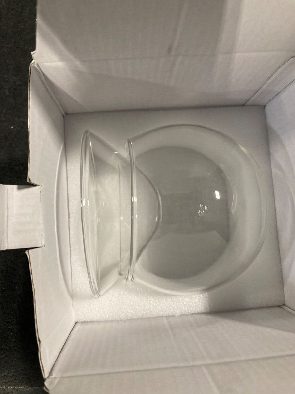 Photo 1 of ***MISSING SPOONS***FANQIEW Glass Caviar Serving Set with 2 Pcs Mother of Pearl Spoons Caviar Dish Chiller Server Set with Ice Holder and 3.5 Inch Caviar Spoon for Shrimp Ice Cream Sauce Dishwasher Safe***MISSING SPOONS***