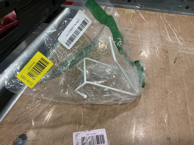 Photo 1 of **MISSING ONE**
LIONWEI LIONWELI Decorative Plate Stand Holder Picture Frame Stand Easel Display Stand White