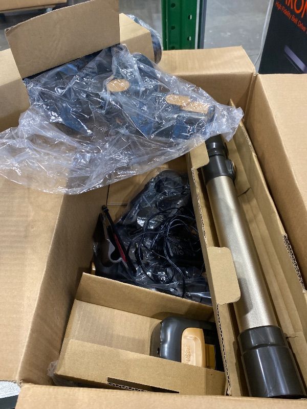 Photo 1 of **Untested**
VBUOO Cordless Vacuum Cleaner, 600W 50KPA 70 Mins Vacuum Cleaners for Home, Self-Standing Stick Vacuum with Wall Mount Charge, Touch Screen, Ultra High-Power Brush for Pet Hair/Plush Carpet/All Floor