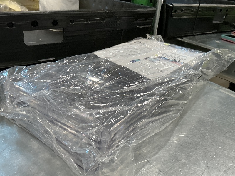 Photo 1 of LARGER Compartment - 3 Tier Stackable Water Bottle Organizer Holder - for Stanley 40oz & Others' Large Tumbler - Clear Wine Rack, 12 Cup Bottle Holder for Cabinet Home Countertop Fridge Pantry Shelf