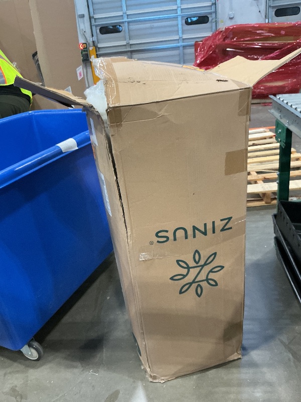 Photo 3 of ZINUS 12 Inch King Green Tea Memory Foam Mattress [New Version], Fiberglass free, Medium Firm Feel, Zoned Pressure Relief, Certified Safe Foams & Fabric, Mattress in A Box