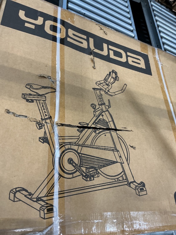 View 3 of YOSUDA PRO Magnetic Exercise Bike 350 lbs Weight Capacity - Indoor Cycling Bike Stationary with Comfortable Seat Cushion, Silent Belt Drive 010C