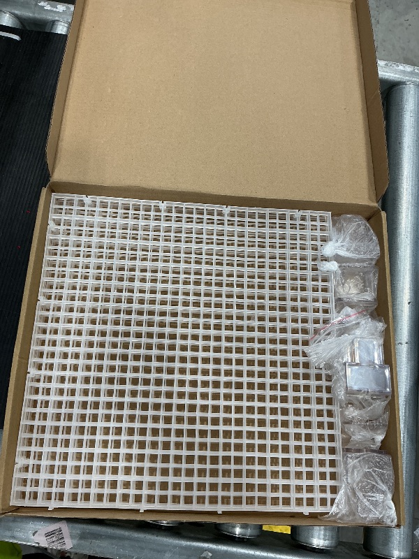 Photo 1 of 4 Aquarium lid Hood Fish Tank top Cover Terrarium lid Plastic Grid Panel Egg Crate Grate 6 Aquarium Glass Cover Board Clip