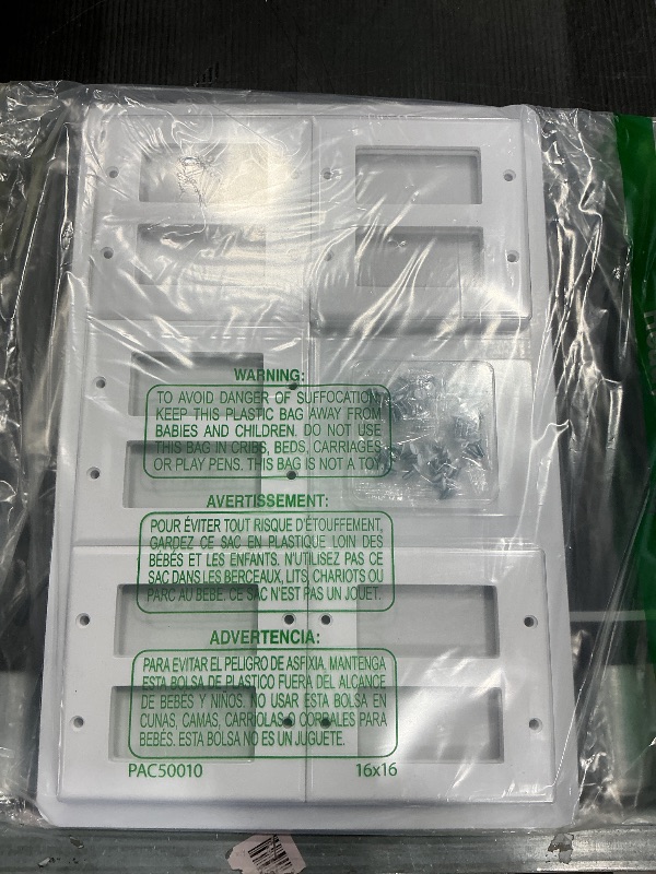 Photo 1 of [10 Pack] BESTTEN Decorator Wall Plate, 2 Gang Standard Size Outlet Cover for GFCI and USB Receptacles, H4.53” x W4.57”, Unbreakable Polycarbonate Material, UL Listed, White