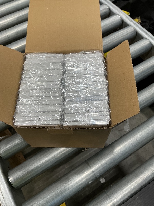 Photo 1 of [40 Pack] BESTTEN 1 Gang Mid-Size Screwless Outlet Cover, Midway Decorative Wall Plate, USWP6 Gloss Snow White, Midsize H4.88" x W3.11", UL Listed