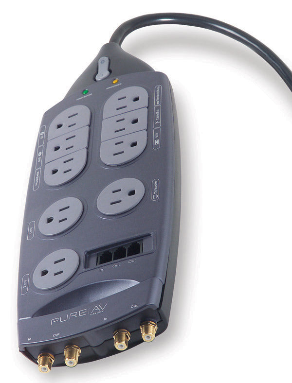 Photo 1 of *Actually 8 outlet, similar” 
Belkin 9-Outlet PureAV Home Theater Surge Protector